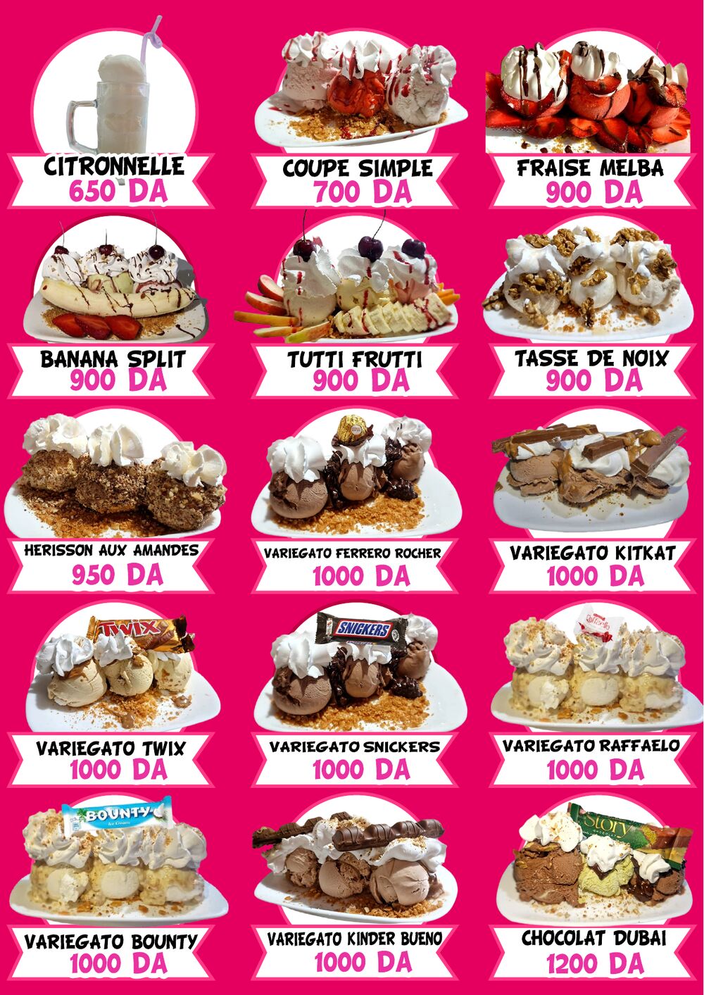 Menu Coupes - page 2